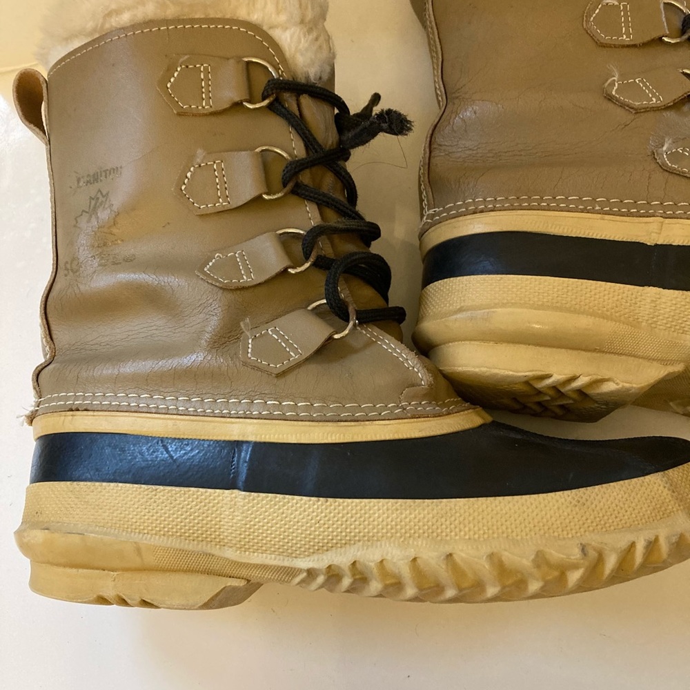 Vintage SOREL Manitou Wool Lined Winter Boots Women’s 8.5